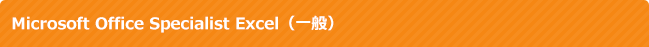 Microsoft Office Specialist Excel(一般)